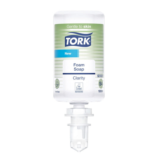 TORK S4 Clarity Froðusápa – Ilmlaus – 6 x 1 lítri – Náttúruleg formúla