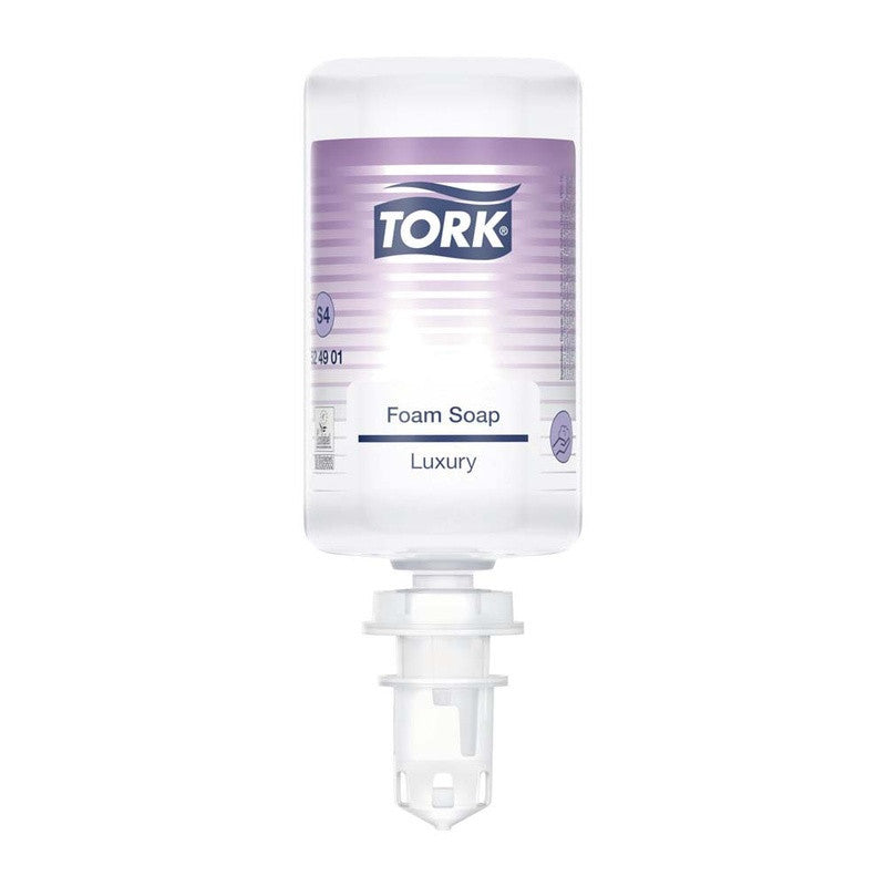 TORK S4 Froðusápa – Lúxus – Ljósfjólublá – Með ilmi – 6 x 1 lítri – EU-blómsvottuð