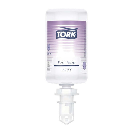TORK S4 Froðusápa – Lúxus – Ljósfjólublá – Með ilmi – 6 x 1 lítri – EU-blómsvottuð