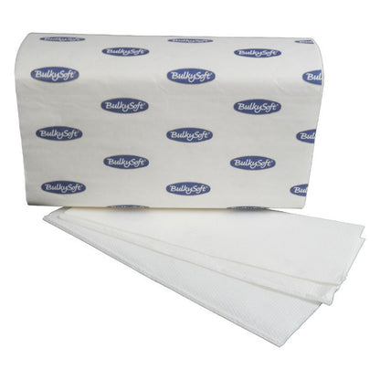 Miðaþurrkur Premium, Z-brot, 2-laga, Hvítar, 3750 stk