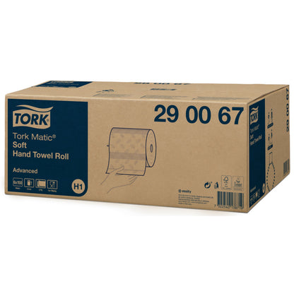 TORK Matic H1 Handþurrkupappír – 2-laga – 150 metrar – 6 rúllur – Hvítur