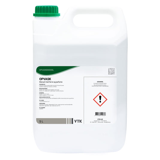 VTK Uppþvottalögur – Með ilm – 5 lítrar